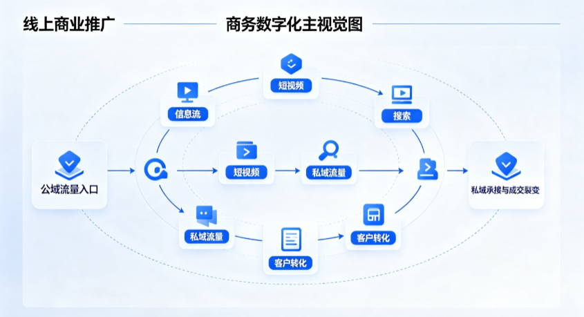 乡宁县线上商业推广怎么做？全域流量闭环搭建与低成本转化实战指南